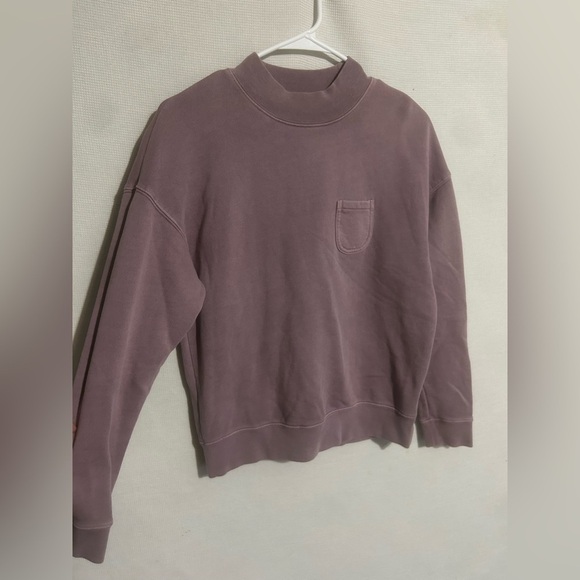 Madewell Garment-Dyed (Re)sourced Cotton Studio Mockneck Sweatshirt - Picture 3 of 9